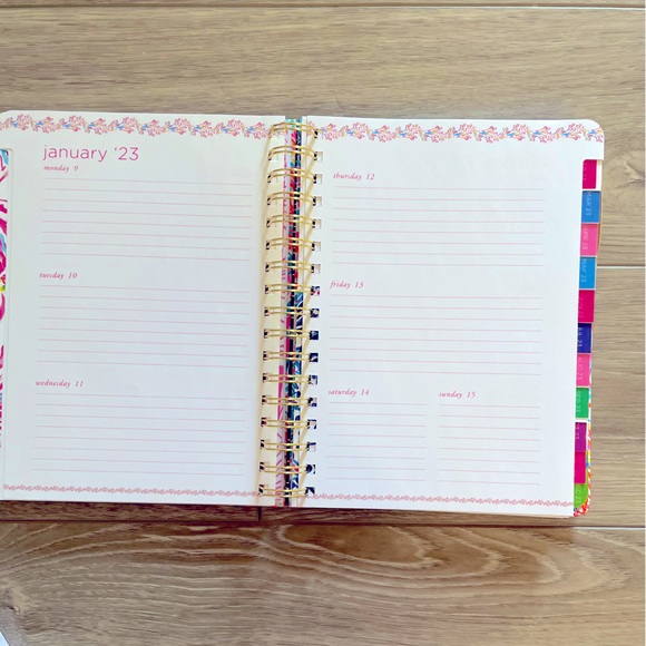 Lilly Pulitzer Planner Organizer Weekly Monthly Notes Schedule Planner NWT - Picture 6 of 6